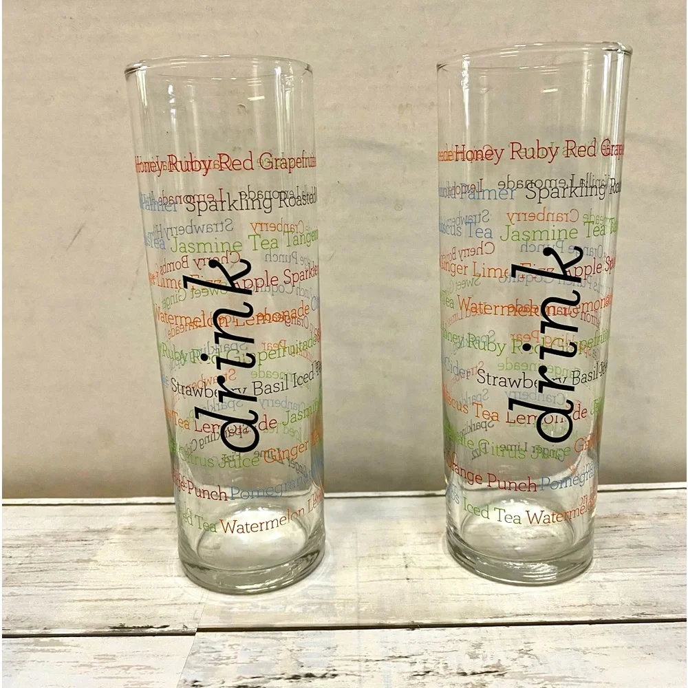 Libbey Set of Two “Drink Glasses - Picture 1 of 4